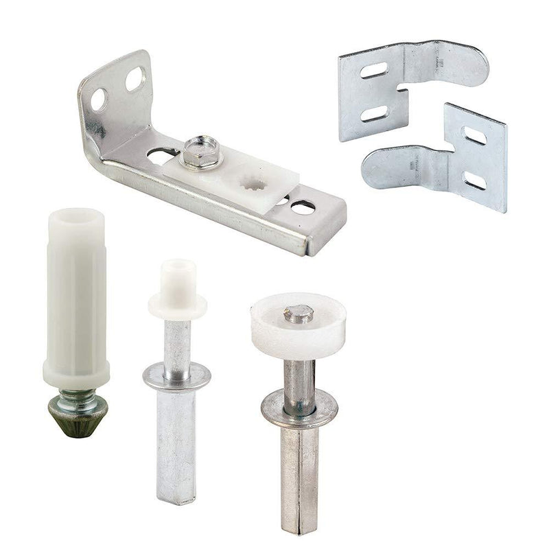 Prime-Line N 7530 Bi-Fold Door Hardware Repair Kit, Includes a Bottom Bracket, Top and Bottom Pivots, a Guide Wheel and a Pair of Door Surface Aligners, Pack of 6 Components - NewNest Australia