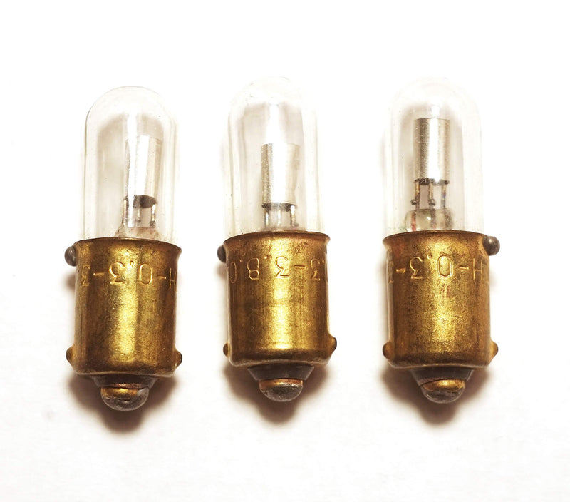 NewNest Australia - Mini Nixie Bulb neon Tube Light DIY Clock etc INA+TN-0.3-3 Set 3pcs 