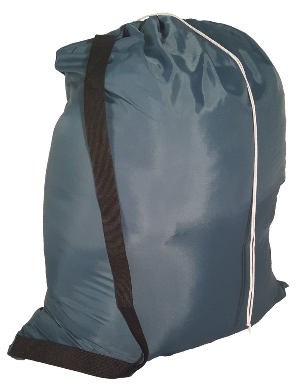 NewNest Australia - Owen Sewn Heavy Duty 40inx50in Nylon Laundry Bag with Strap - Navy Blue 