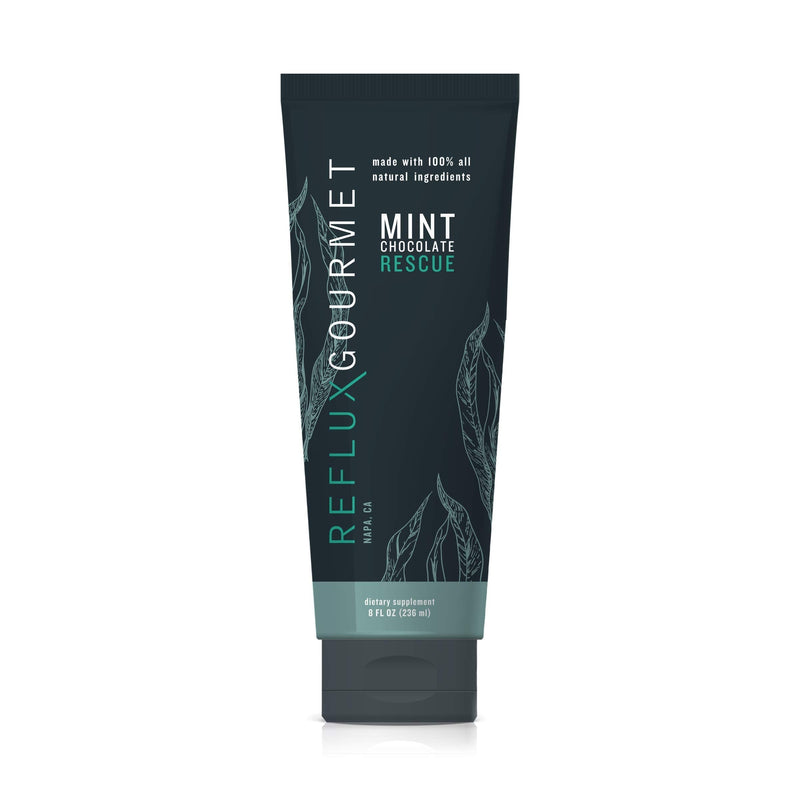 Reflux Gourmet - Mint Chocolate Rescue All-Natural Alginate Therapy, Acid Reflux, GERD, LPR, Heartburn Relief, Made from All Natural Ingredients Considered Safe for Children and Pregnant Women. Mint Chocolate Rescue - 8oz Tube - NewNest Australia