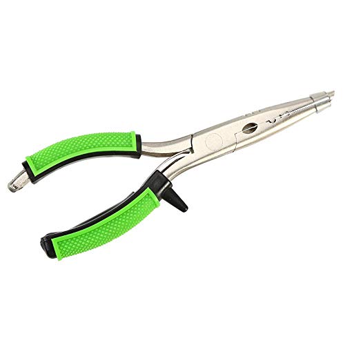 Dilwe Fishing Plier, 1PC Rubber Handle Fishing Gripper Hook Remover Line Cutter Fishing Accessory - NewNest Australia