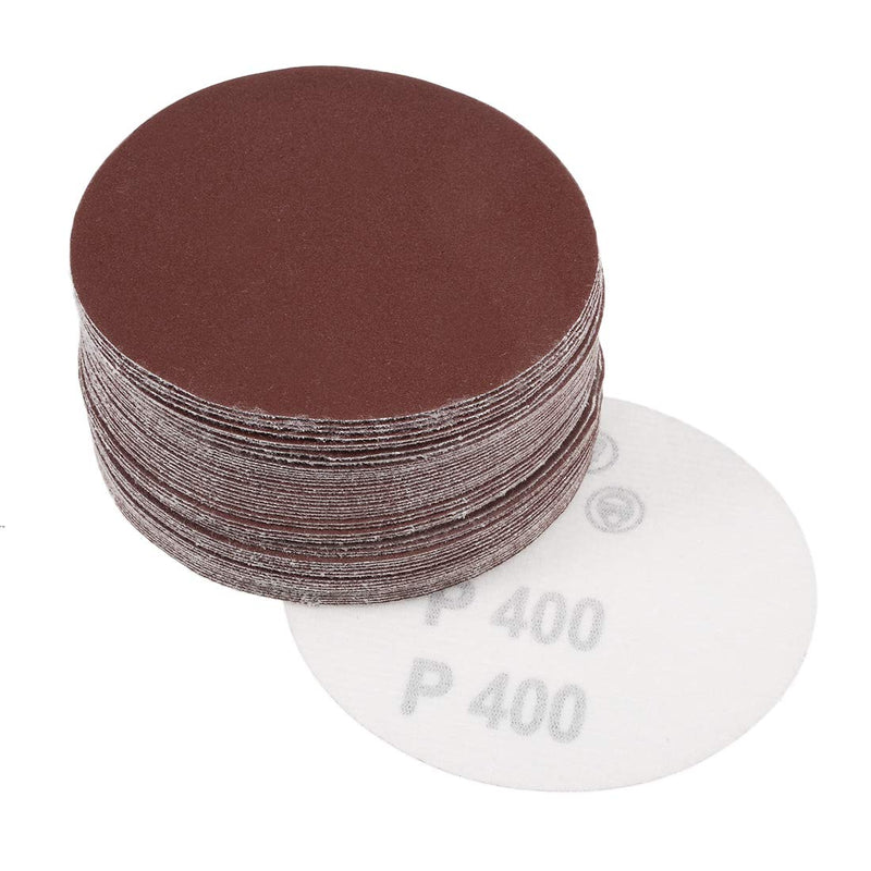 uxcell 4-Inch Sanding Disc 400 Grits Aluminum Oxide Flocking Back Sandpapers for Sanders 50 Pcs - NewNest Australia