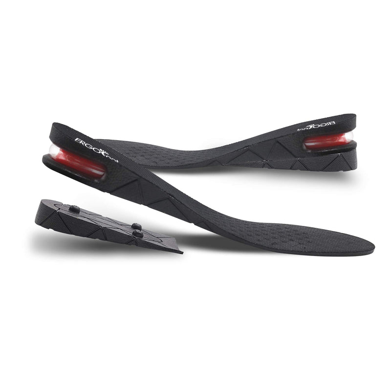Height Increase Insoles 2-Layer 2 inch Air Cushion Taller Shoes Insoles Heel Insert for Men and Women by ERGOfoot 2 Layer - NewNest Australia