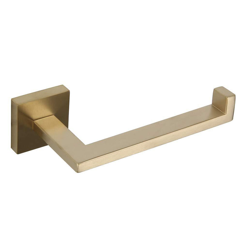 GERZWY SUS 304 Stainless Steel Bathroom Toilet Paper Holder Tissue Roll Holder Wall Mount Brushed PVD Zirconium Gold Finish IG1805-BZ - NewNest Australia