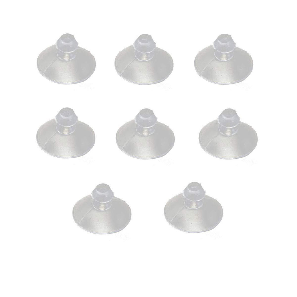 NewNest Australia - Antrader 20mm/0.8" Suction Cups Furniture Desk Glass Rubber Anti-Collision Sucker Hanger Pads for Without Hooks, Transparent, Pack of 8 