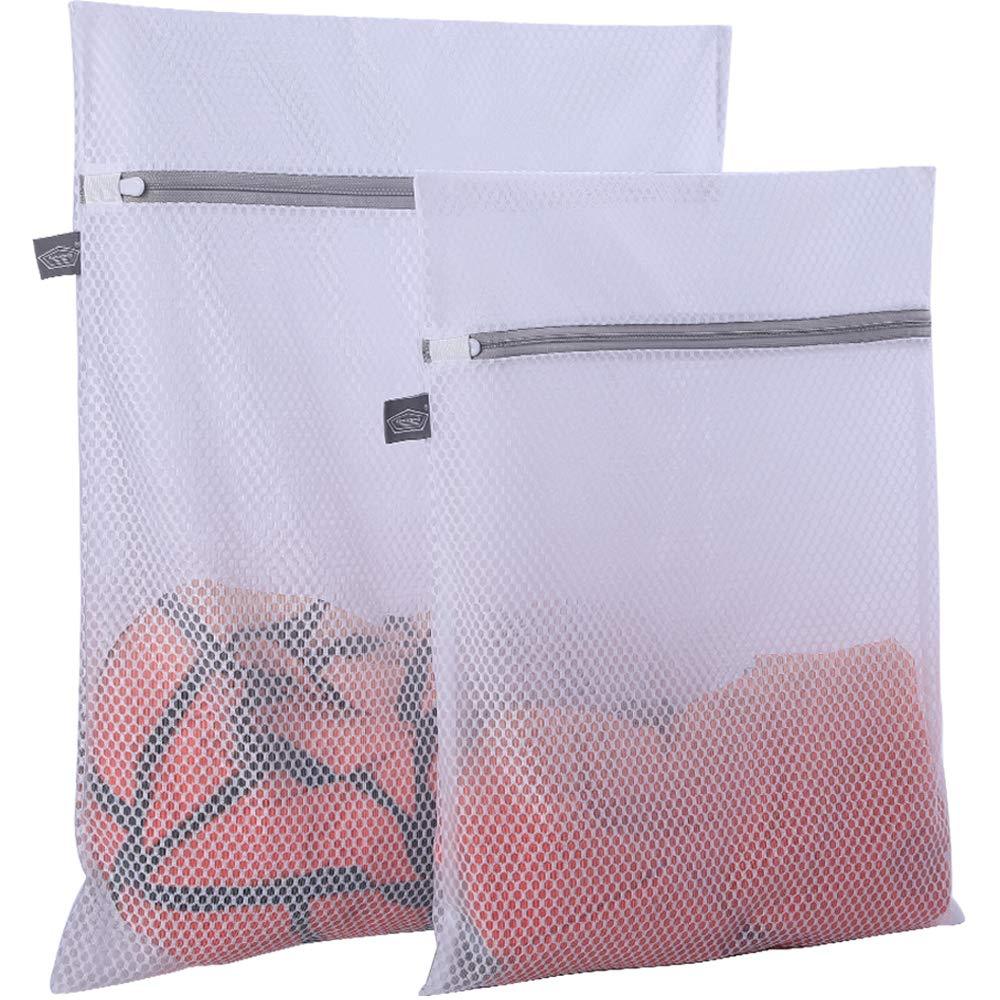 NewNest Australia - Kimmama Delicates Laundry Bag - 2 Pack Honeycomb Mesh Lingerie Wash Bag Set of 2( 1M+1L ) 