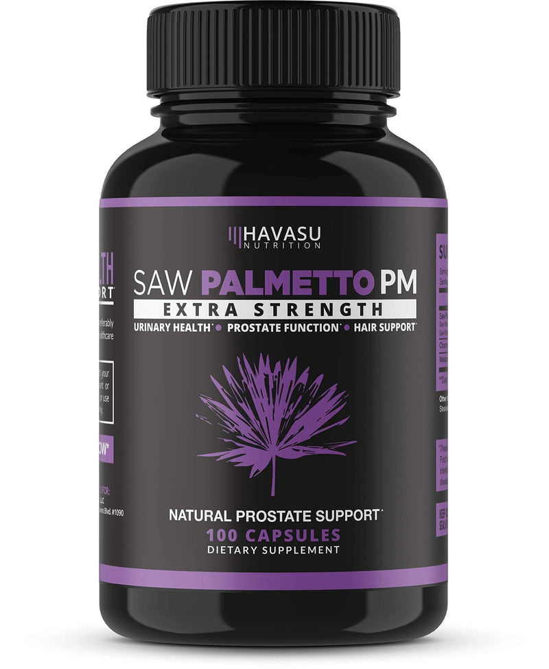 Saw Palmetto Prostate Supplements for Men as Potent DHT Blocker for Hair Growth and Beta Blocker to Decrease Frequent Urination (100, Purple) - NewNest Australia
