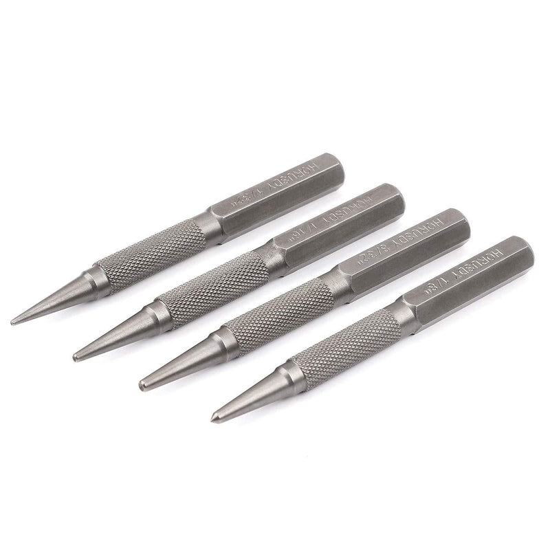 HORUSDY 4-Piece Nail Setter Punch and Center Punch Set - NewNest Australia