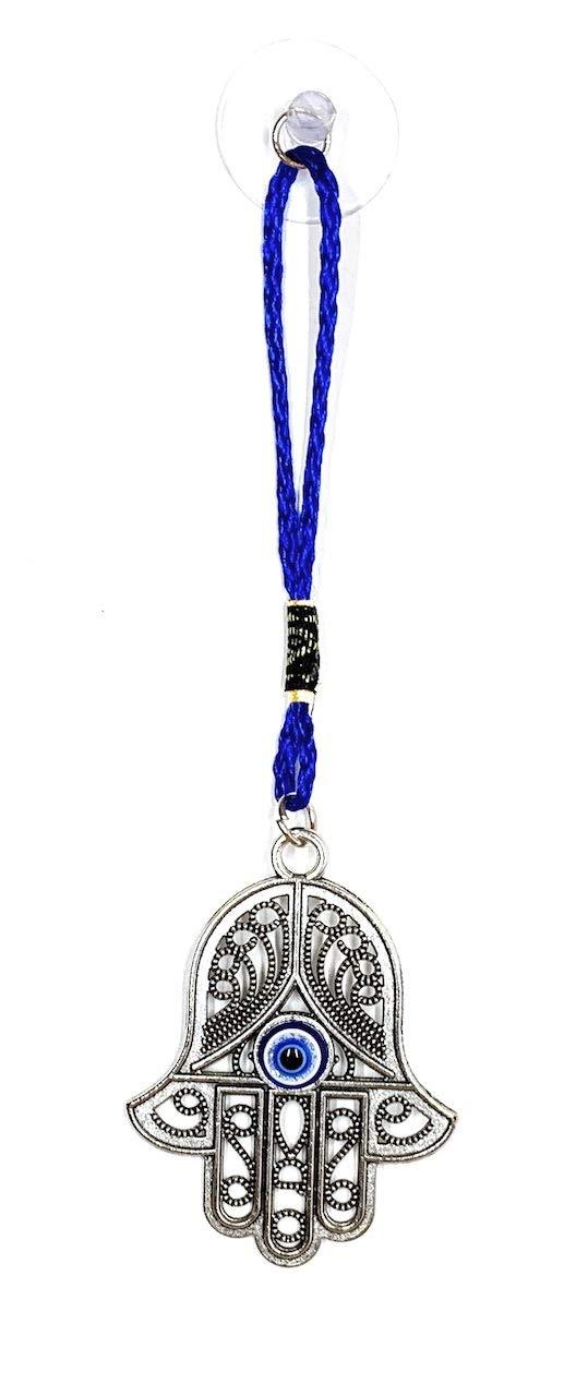 NewNest Australia - BRAVO TEAM Lucky Blue Evil Eye Hanging Hamsa for Protection and Blessing, Pendant Decoration for Car, Home and Office, Great Gift 