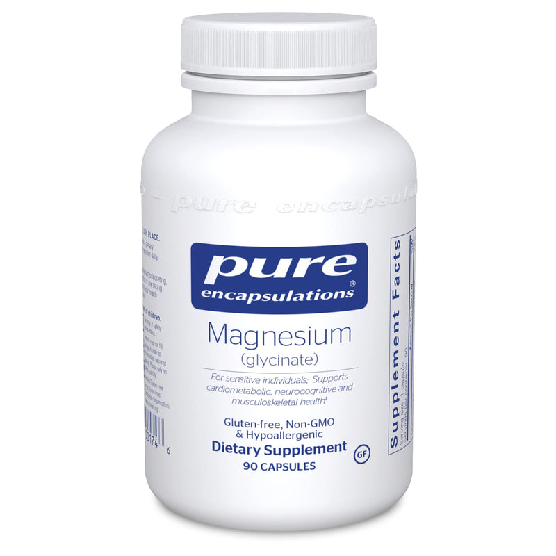Pure Encapsulations Magnesium (Glycinate) | Supplement to Support Stress Relief, Sleep, Heart Health, Nerves, Muscles, and Metabolism* | 90 Capsules 90 Count (Pack of 1) - NewNest Australia