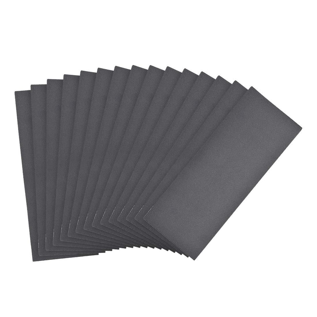 uxcell 600 Grits Sanding Sheets 9-inch x 3.6-inch Wet Dry Silicon Carbide Sandpaper for Wood Furniture Metal Polishing 15pcs 600 Grit - NewNest Australia