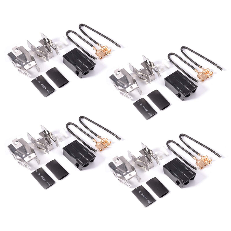 330031 Range Receptacle Burner Receptacle Kit for Whirlpool Kenmore Sears and Roper Refrigerator Oven 814399 5303935058(4 Pack) - NewNest Australia