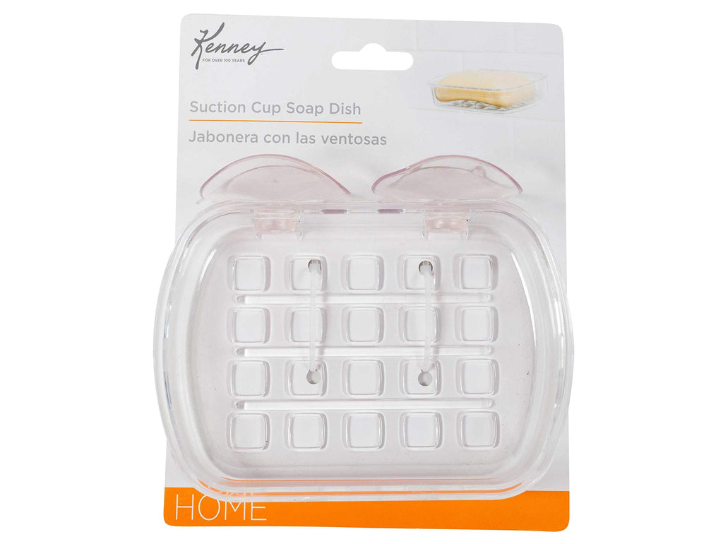 Kenny Suction Cup Bar Soap Dish, Sponge Holder Basket - 1 Pack - NewNest Australia