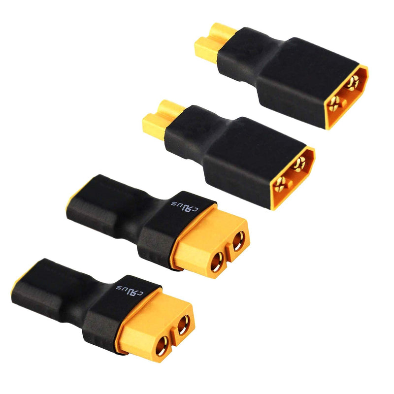2Pair ShareGoo RC XT30 to XT60 Plug Female Male Adapter Connector for RC FPV Drone Car Lipo NiMH Battery Charger ESC - NewNest Australia