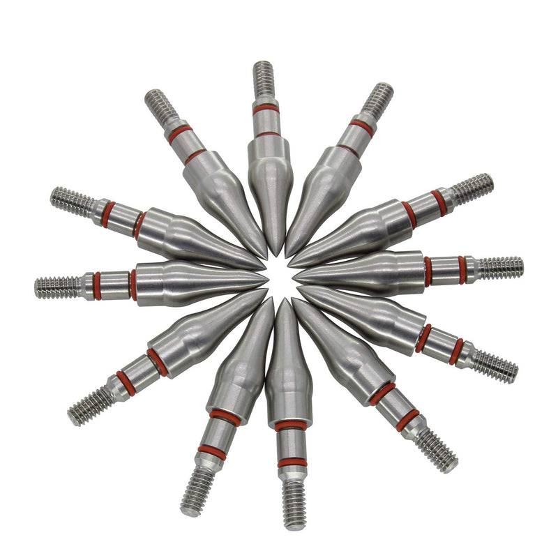 maifield Stainless Steel Archery Field Points, Easy Pull Various Outside Diameter,85/100/125/150 Grains,Screw in Archery Field Tips 125 Gra" 5/16" Combo Shape, 125 Grain - NewNest Australia