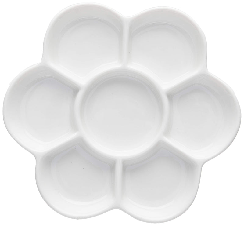 Easyou Porcelain Ceramic Palette Bone China Mixing Tray (Flower Mixing Palette 5.6"/14.5cm) Flower Mixing Palette 5.6"/14.5cm - NewNest Australia