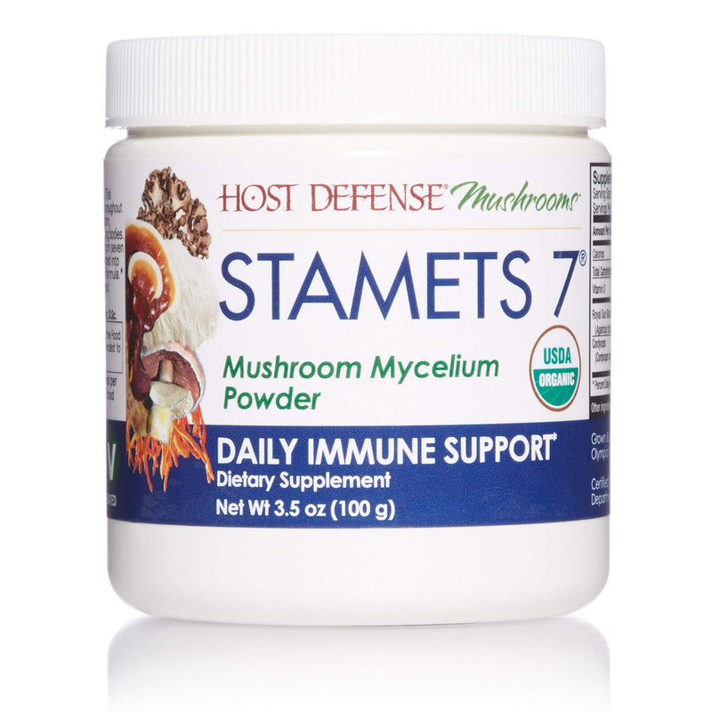 Host Defense, Stamets 7 Mushroom Powder, Daily Immune Support, Certified Organic Supplement - NewNest Australia