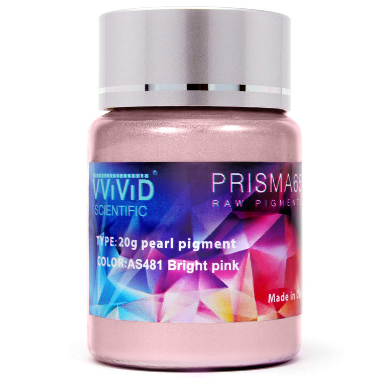 VViViD Prisma65 Raw Pigment Bright Pink Metallic Pearl Powder 20g Jar (Value Pack, 2-Pack) Value Pack, 2-Pack - NewNest Australia
