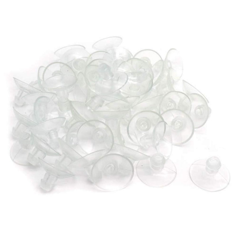 NewNest Australia - 150 Pcs 30mm Transparent Suction Cups Home Wall Desk Glass Suction Cups Sucker Hanger Pads Without Hooks 