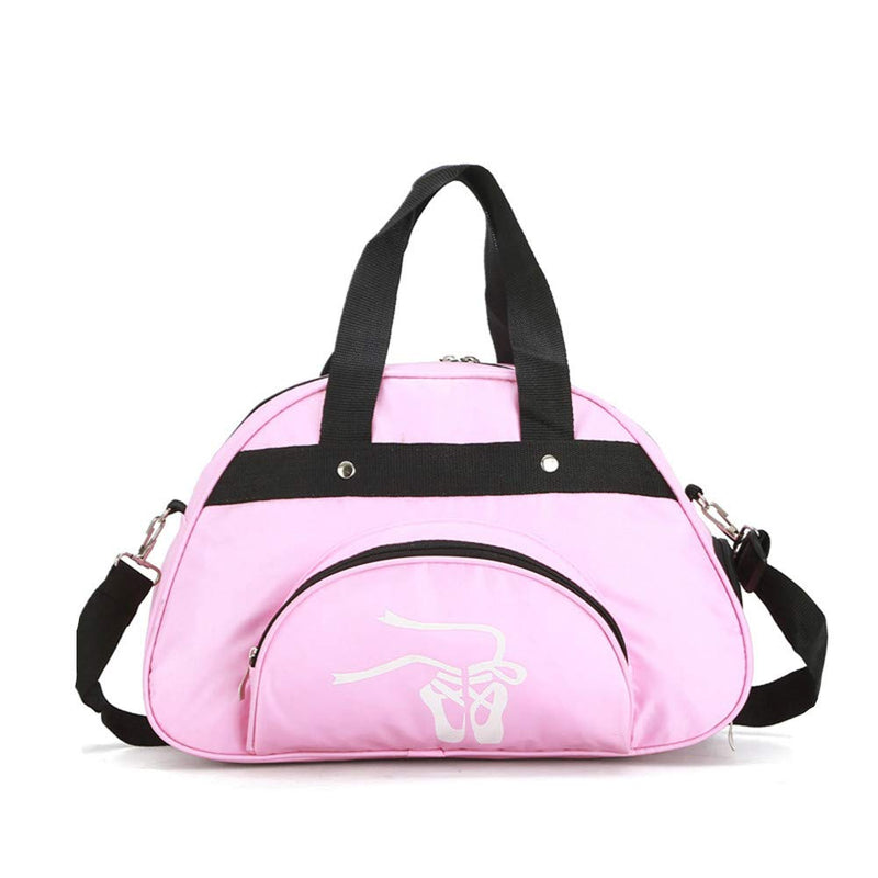 WEISIPU Nylon Dance Duffle Bag - Girls Garment Shoe Dance Sports Bags Ballet Slippers (Pink) Pink - NewNest Australia