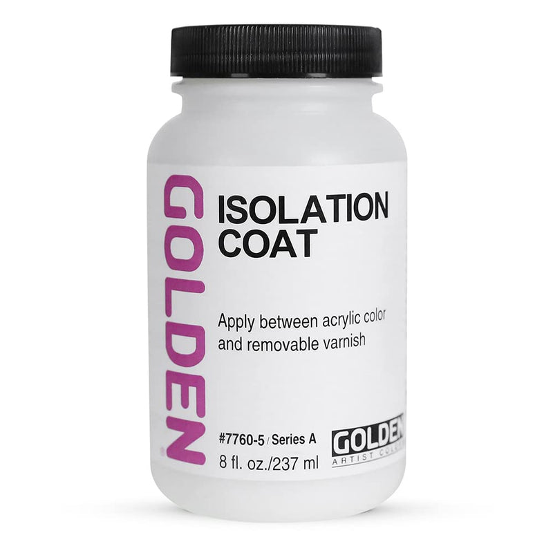 Golden Artist Colors Isolation Coat, to Unify and Protect The Painting Surface, 8 Ounce jar (7760-5) - NewNest Australia