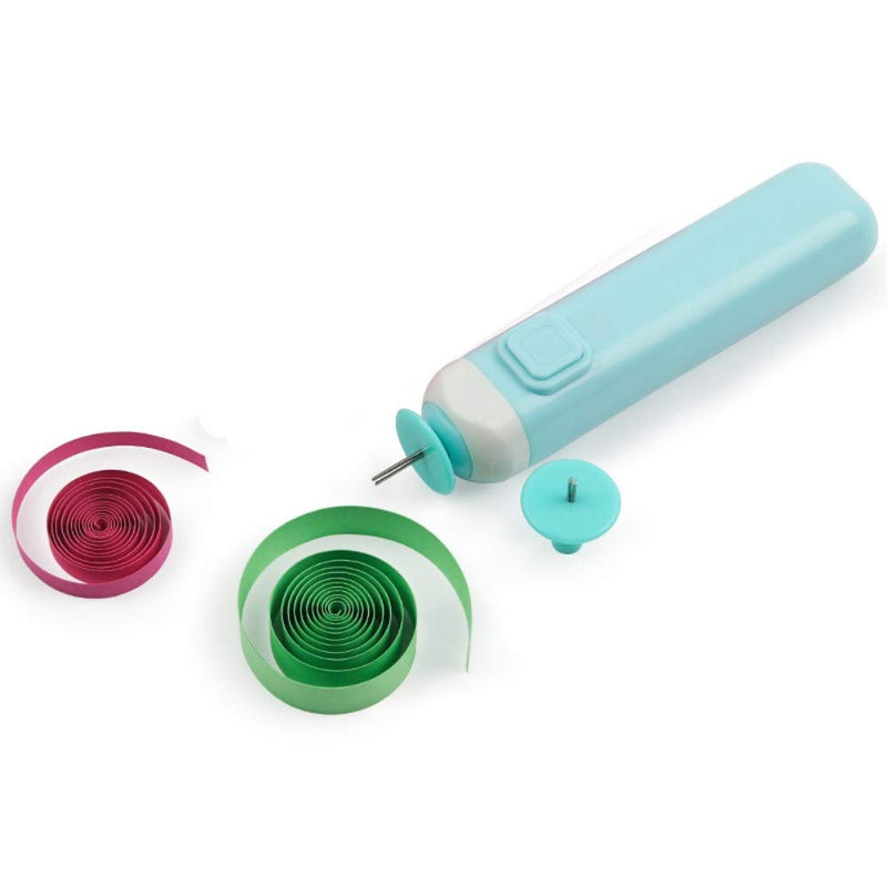 2 in 1 Quilling Slotted Tool Paper Rolling Electric Pen for General Quilling Paper Strips and Wider Paper Strips - NewNest Australia