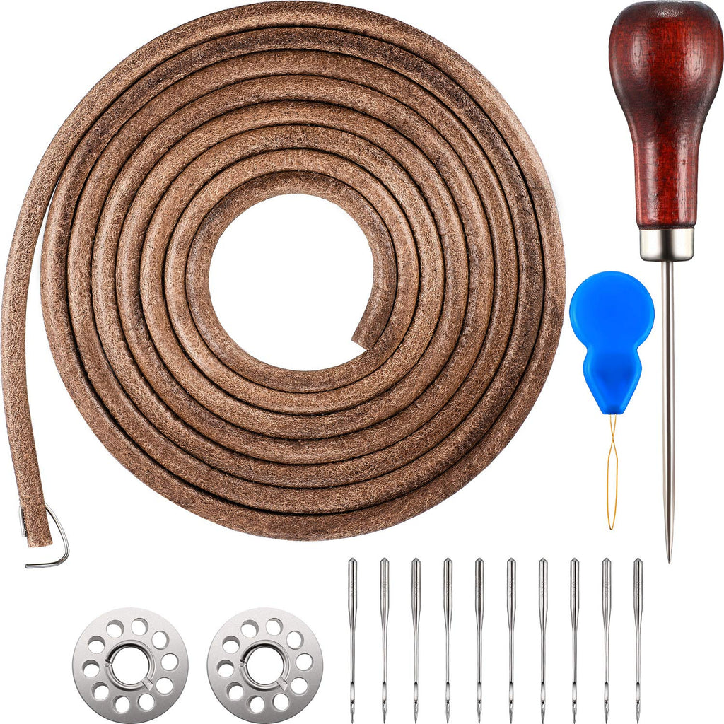 Norme 1 Pack 183 cm 3/16 Inch Leather Belt Treadle Parts with Hook Compatible with Singer/Jones Sewing Machine - NewNest Australia