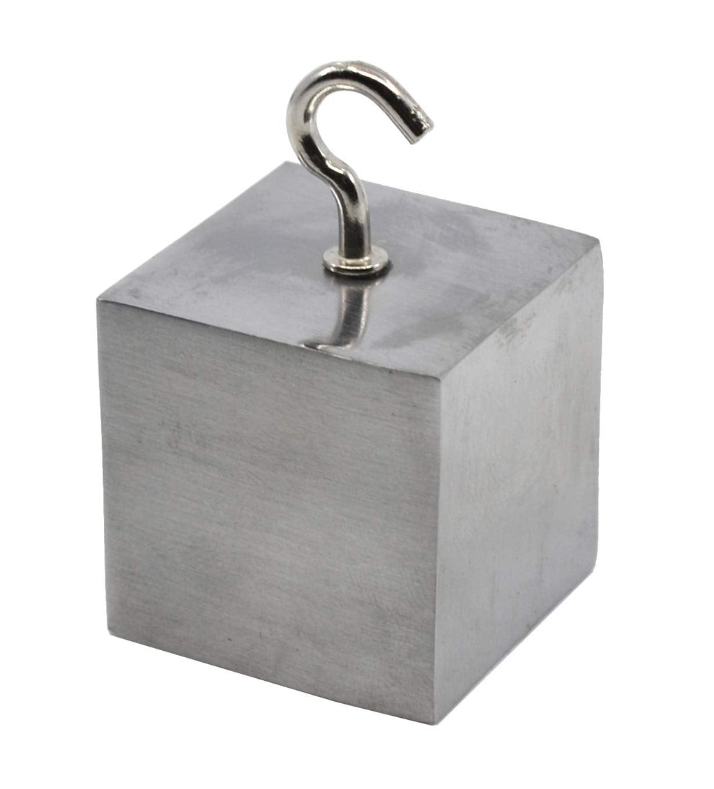 Density Cube with Hook, Iron (Fe) Metal - 1.2 Inch (32mm) Sides - for Density Investigation, Specific Gravity & Specific Heat Activities - Eisco Labs - NewNest Australia