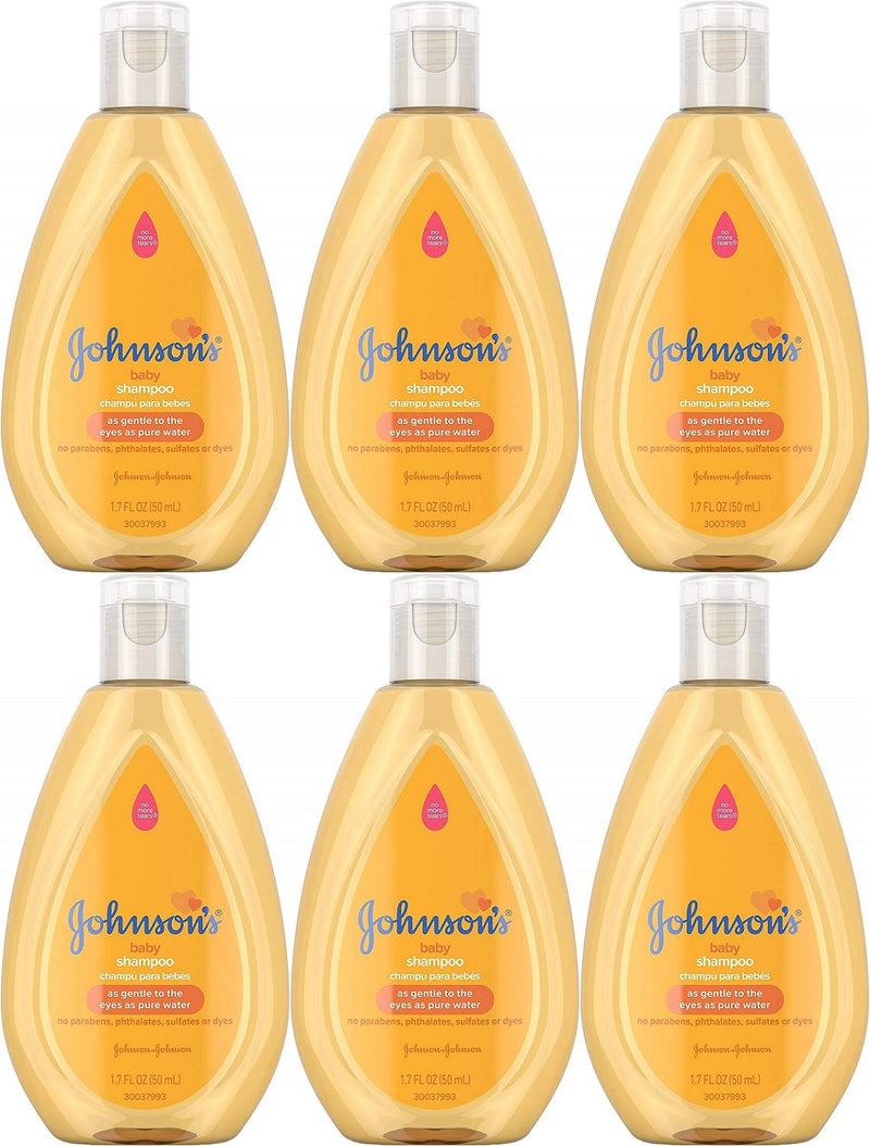 Johnson's Baby Shampoo, Travel Size, 1.7 Ounce (Pack of 6) - NewNest Australia