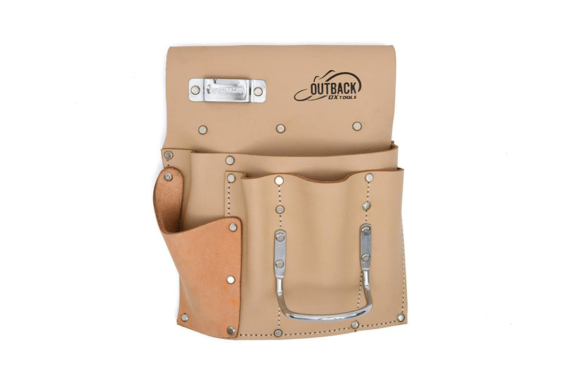 OX Tools Tradesman Drywall Pouch, Suede Leather, 6 Pocket Drywall Pouch 6 Pocket - NewNest Australia