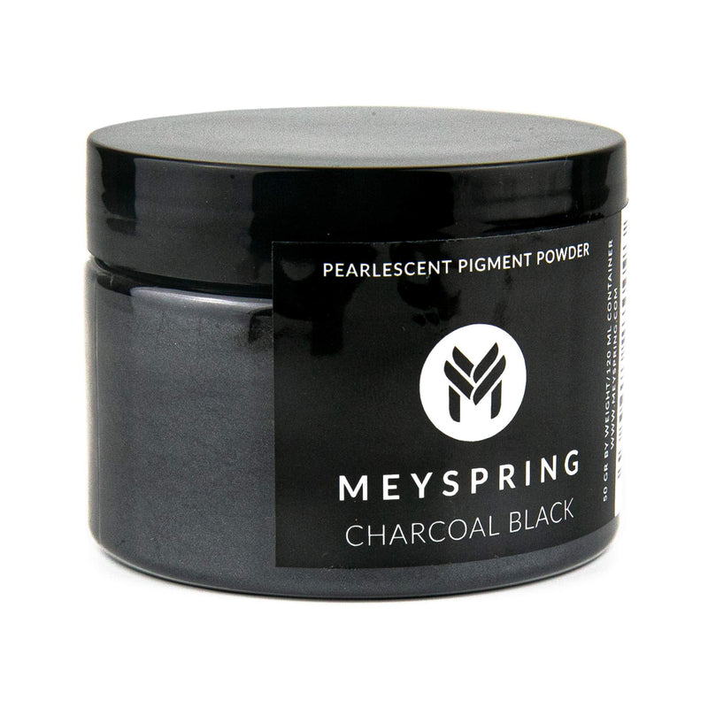 MEYSPRING Charcoal Black Epoxy Resin Color Pigment - 50 Grams - Great for Resin Art, Epoxy Resin, and UV Resin - Mica Powder for Epoxy Resin - NewNest Australia