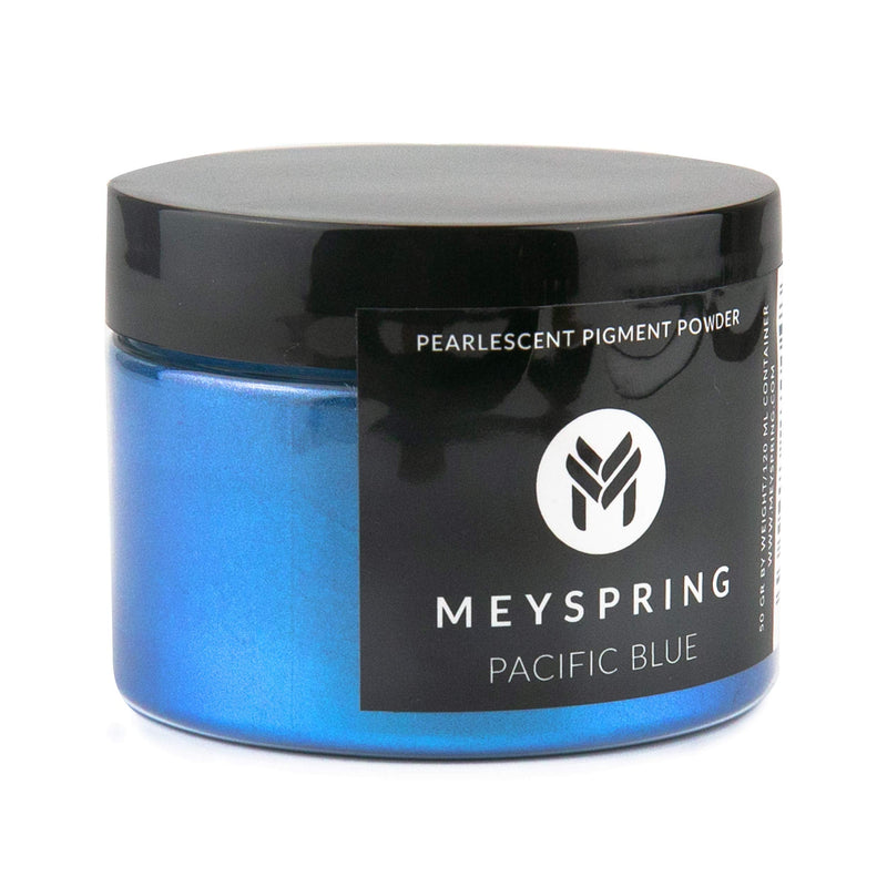 MEYSPRING Pacific Blue Epoxy Resin Color Pigment - 50 Grams - Great for Resin Art, Epoxy Resin, and UV Resin - Mica Powder for Epoxy Resin - NewNest Australia