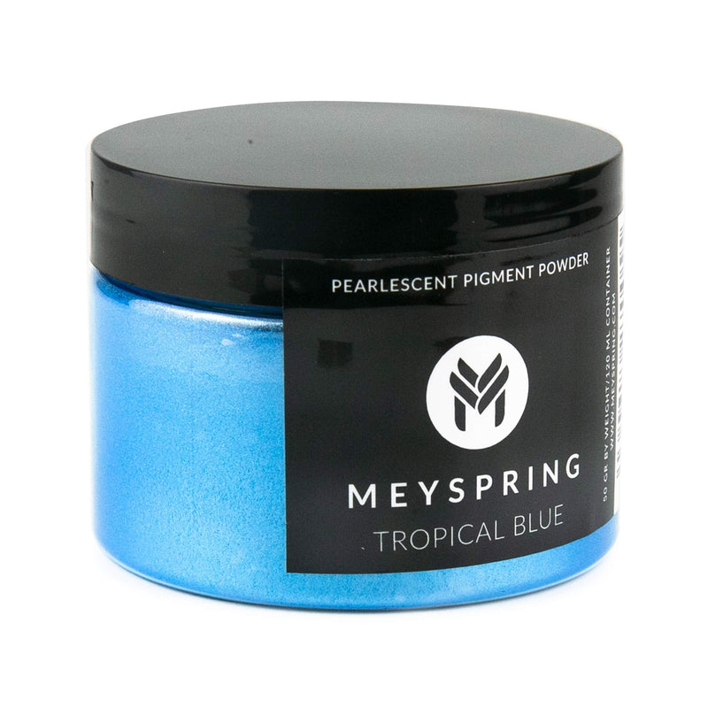 MEYSPRING Tropical Blue Epoxy Resin Color Pigment - 50 Grams - Great for Resin Art, Epoxy Resin, and UV Resin- Mica Powder for Epoxy Resin - NewNest Australia