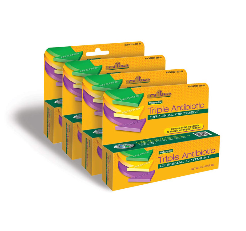 Natureplex Triple Antibiotic Original Ointment 0.33 Ounce Tube 4 Pack - NewNest Australia
