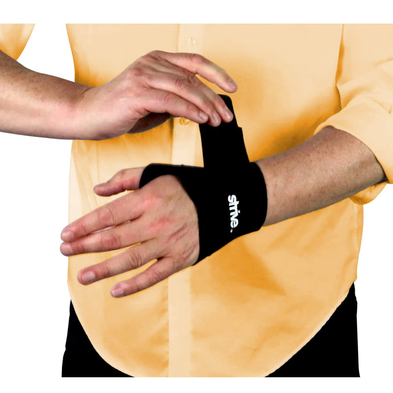 Strive Left Wrist Compression Wrap | Joint Pain Relief and Muscle Recovery for Sports and More | For Men or Women | Reusable | Made in the USA Wrap - Left Wrist - NewNest Australia