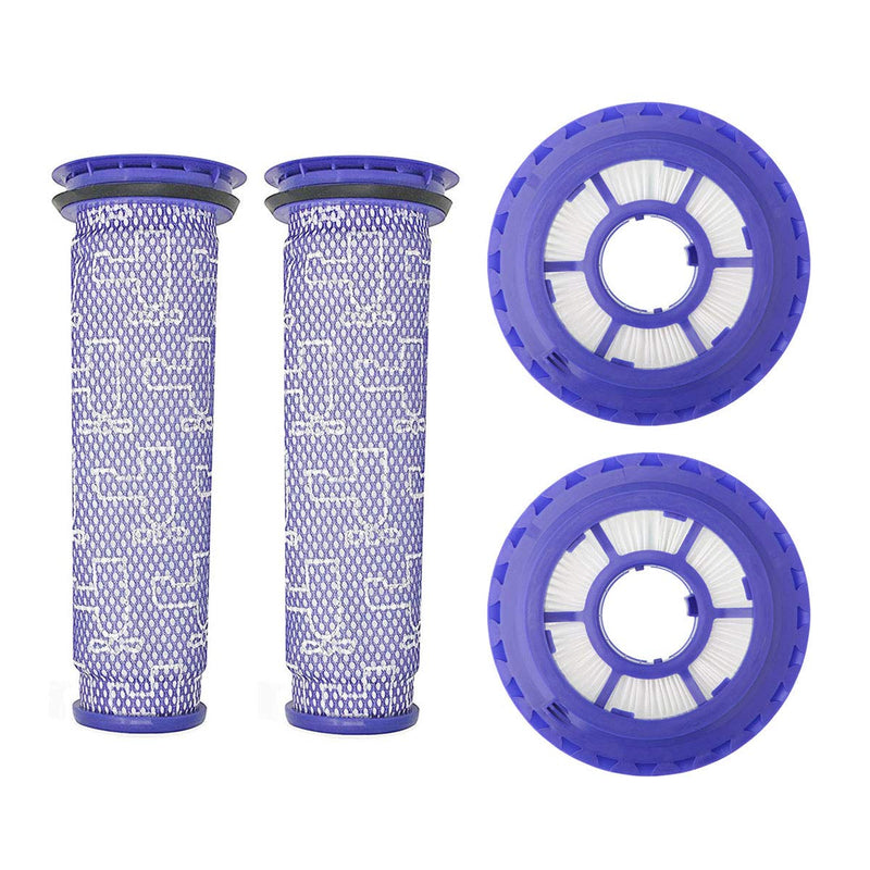 Lemige 2 Pack Post Filters & 2 Pack Pre Filters Replacement for Dyson DC65 DC66 DC41 UP13 UP20 Animal, Multi Floor and Ball Vacuums, Compare to Part #920769-01&920640-01 - NewNest Australia