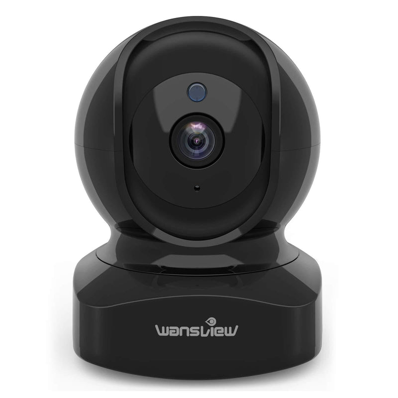 wansview Wireless Security Camera, IP Camera 1080P HD, WiFi Home Indoor Camera for Baby/Pet/Nanny, Motion Detection, 2 Way Audio Night Vision, Works with Alexa, with TF Card Slot and Cloud Black - NewNest Australia