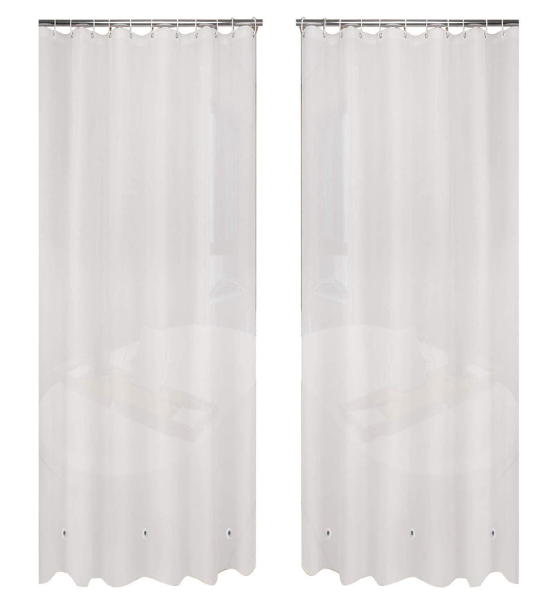 Ghooss Shower Curtain Liner(Pack of 2),PEVA Shower Curtain for Bathroom-Odorless,Waterproof-4 Gauge,72 x 78 Inch,Frost Frost - NewNest Australia