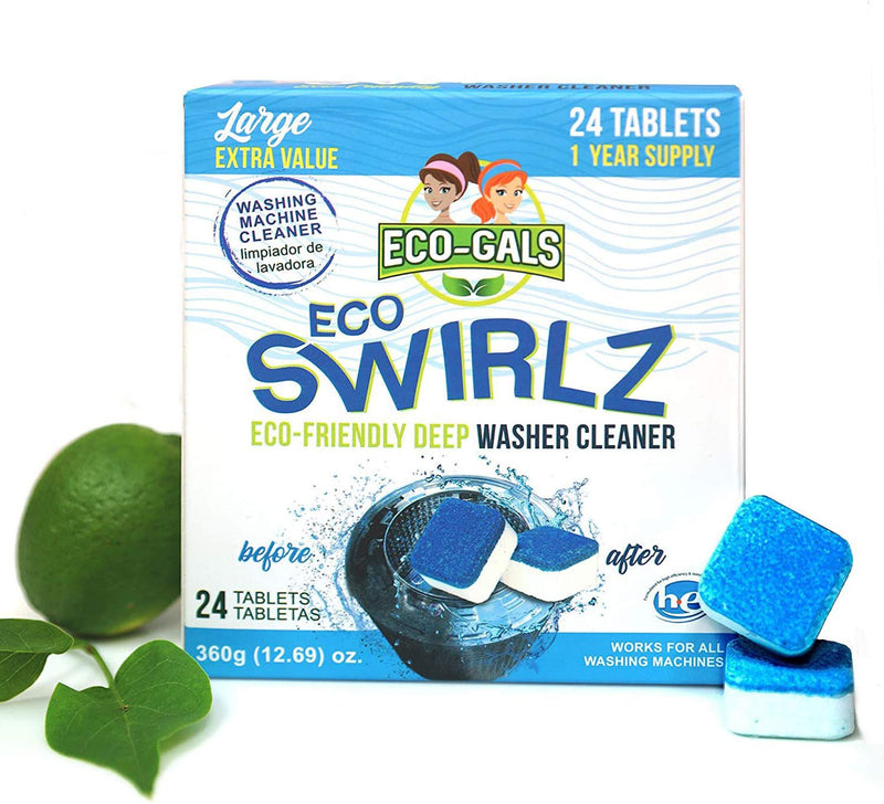 Eco-Gals Eco Swirlz Washing Machine Cleaner, 24 Count - NewNest Australia