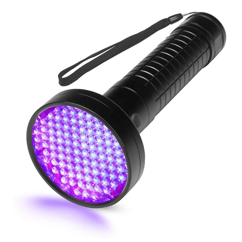 Escolite UV Flashlight Black Light, 100 LED 395 nM Ultraviolet Flashlights UV blacklight Detector for Dog Urine, Pet Stains and Bed Bug, Matching with Pet Odor Eliminator - NewNest Australia