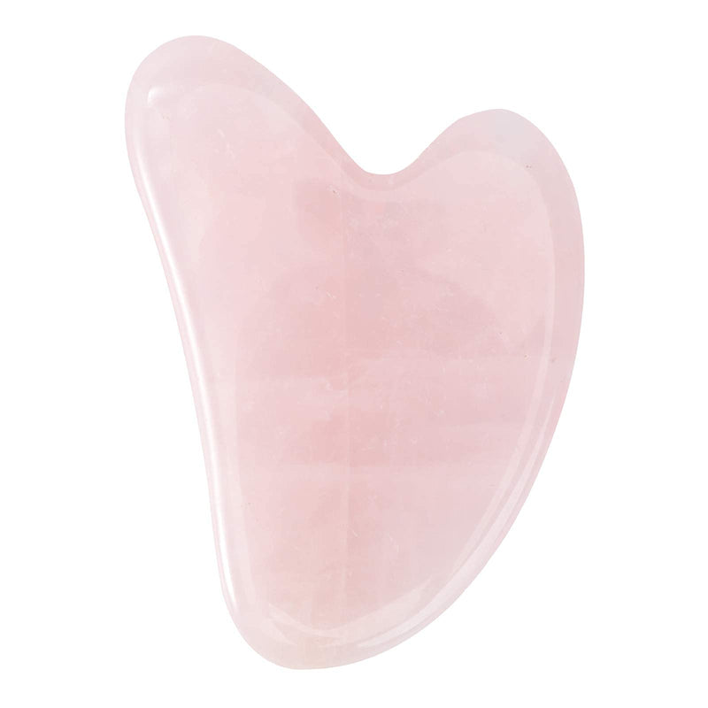 ROSENICE Gua Sha Facial Tool, Natural Jade Stone Guasha Board for SPA Acupuncture Therapy Trigger Point Treatment, Gua Sha Scraping Massage Tool, Relaxing and Pain Relief, Genuine Rose Quartz Pink - NewNest Australia