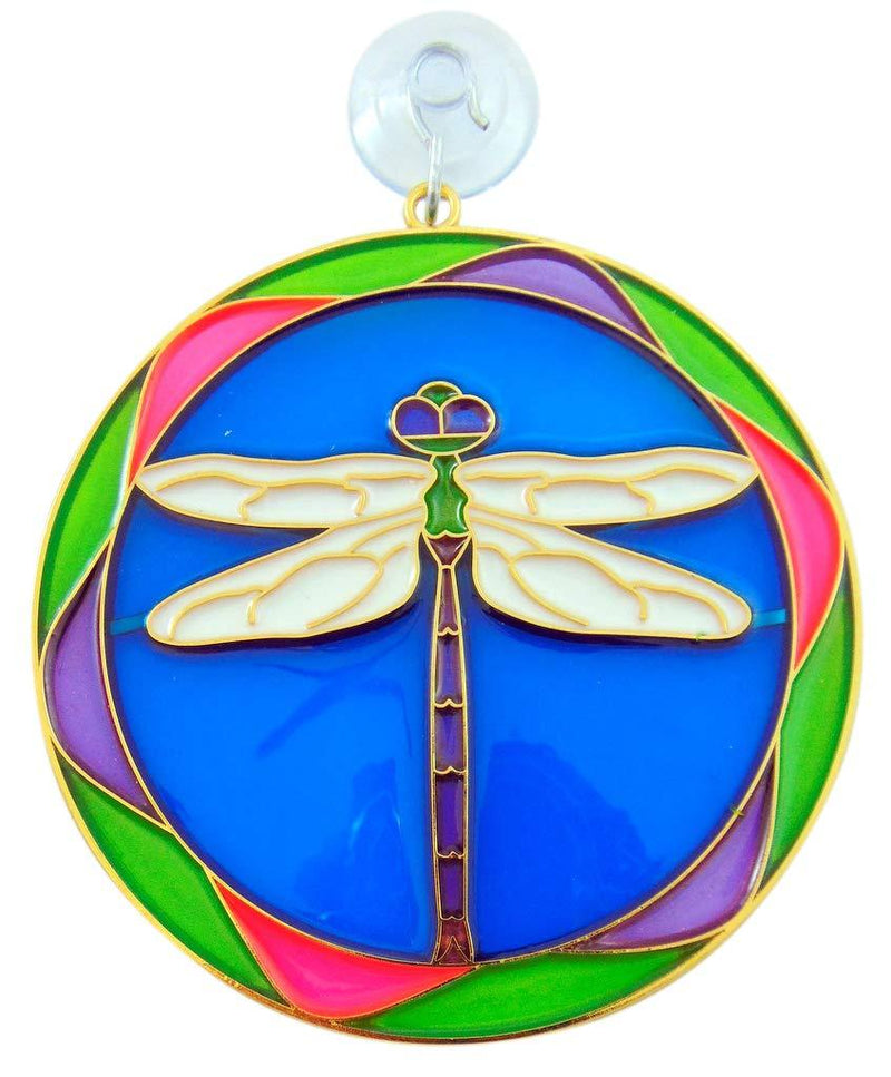 NewNest Australia - Westman Works Dragonfly Insect Colorful Suncatcher Window Ornament Sun Catcher Home Decoration 