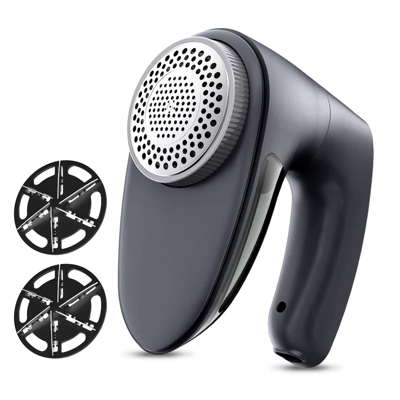 POPCHOSE Fabric Shaver, Rechargeable Lint Remover with 6-Blades and Electrostatic Brush, Effectively and Quickly Remove Fuzz for Clothes, Sweater, Couch, Blanket, Curtain, Wool, Cashmere - NewNest Australia