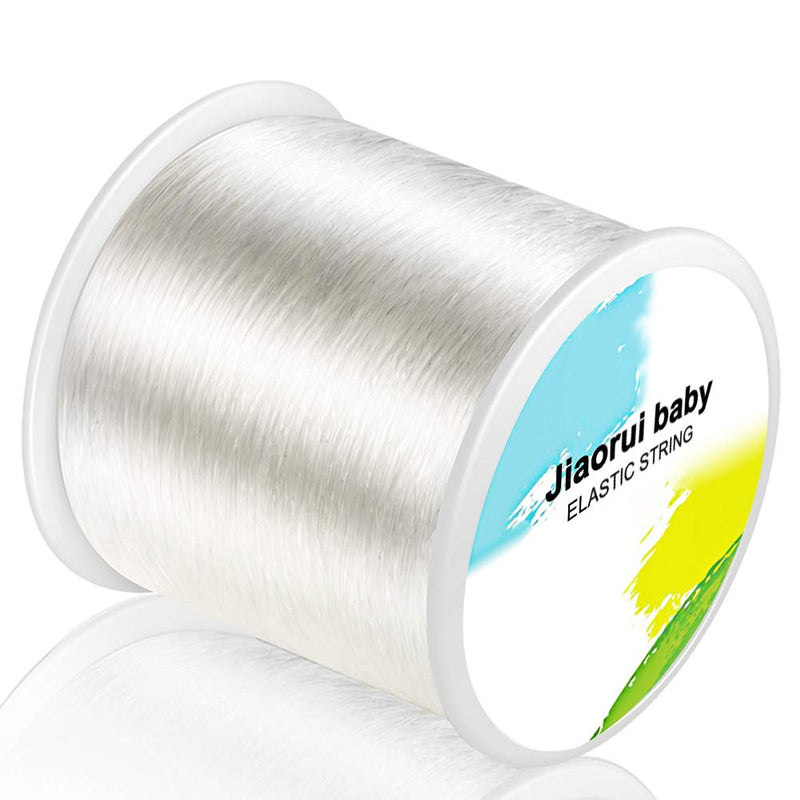 320 FT Jewelry Cord, Elastic Bracelet Rope Crystal Beading Cords, Transparent and Shiny Elastic Beaded Line, Can Easily Pass Through Beaded Jewelry, Suitable for DIY Jewelry Making, Bracelet Making - NewNest Australia