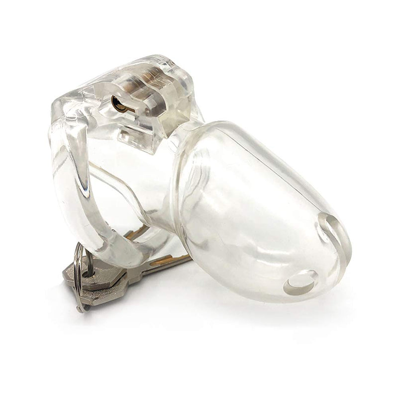 FYJENNICC Lightweight Premium Chastity Device Resin Male Briefs V3 Transparent (Maxi) Maxi - NewNest Australia