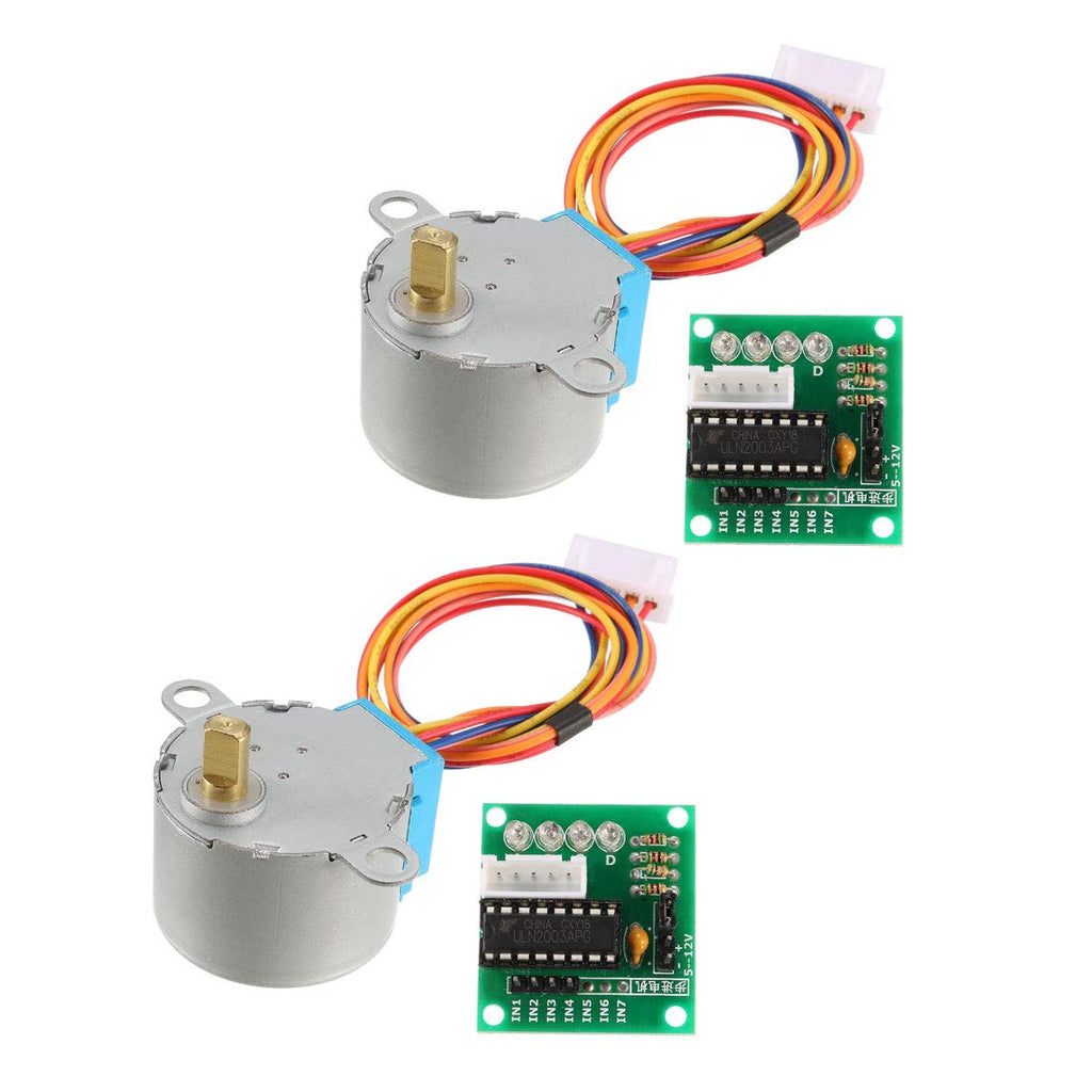 uxcell 2PCS DC 5V Micro Stepper Motor 28BYJ-48 With 5V ULN2003 Drive Test Module Board 5 Line 4 Phase - NewNest Australia