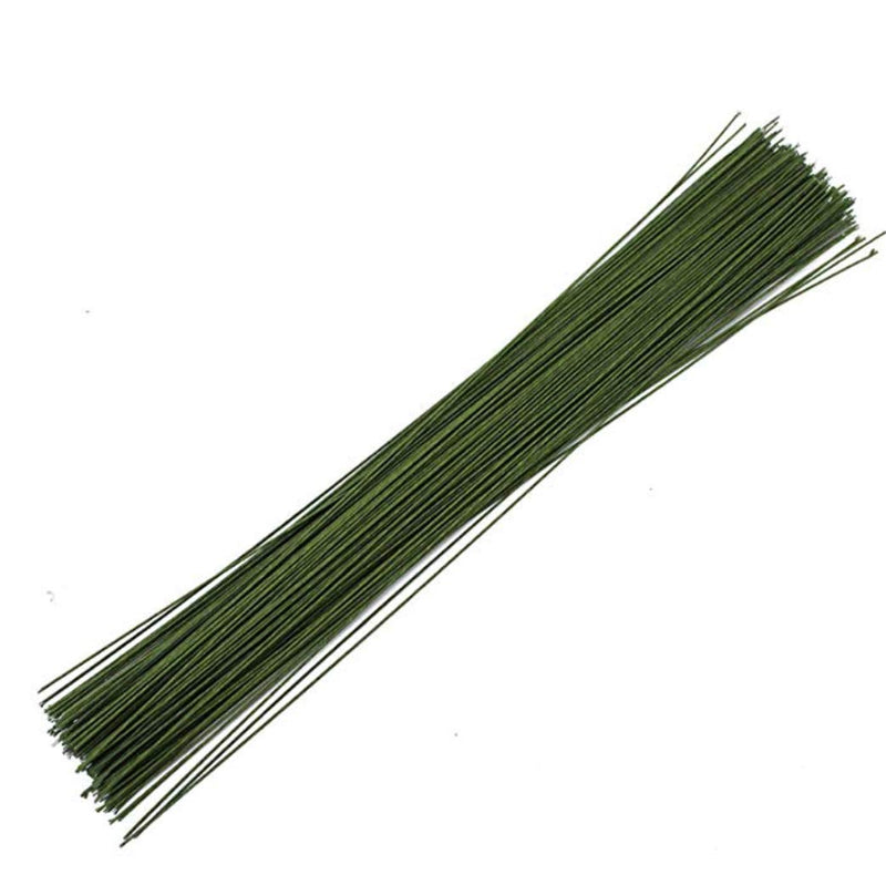 Stem Wire,Floral Wire,14 Inch 26 Gauge Wire,200 Pcs/Pack,Dark Green - NewNest Australia
