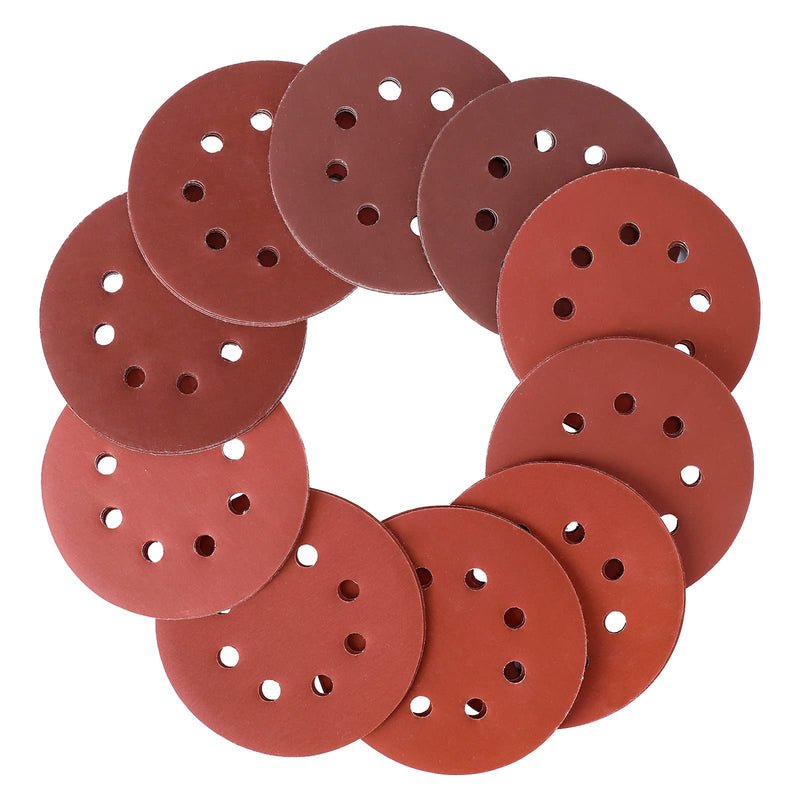 Coceca 120pcs Orbital Sandpaper, Orbital Sander Pads 5 Inches 1000 1200 1500 2000 3000 Grit 8 Hole Orbital Fine Grit Sanding Discs with Hook and Loop for Power Random - NewNest Australia