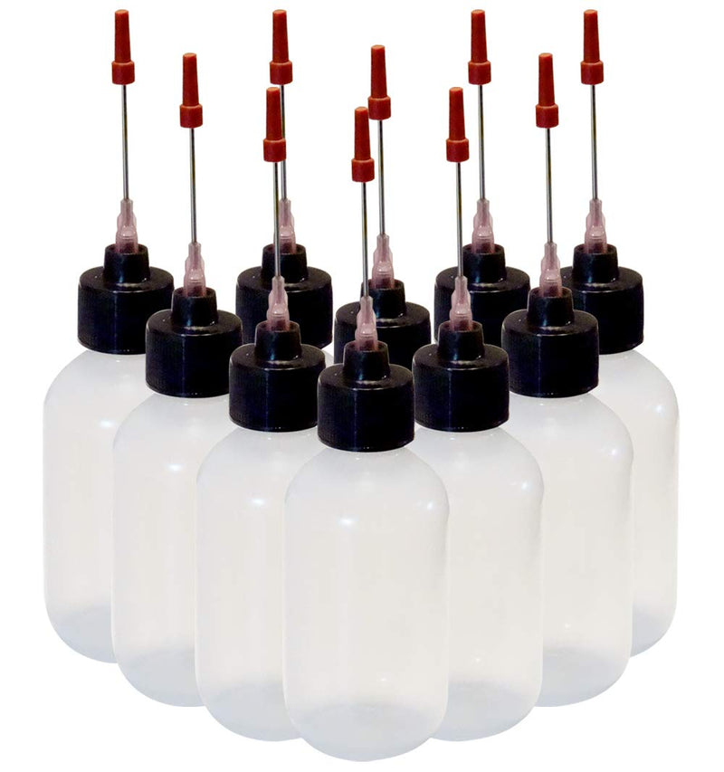 10-2oz Plastic Squeeze Bottles 1.5" Stainless Applicators - NewNest Australia