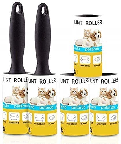Lint Rollers for Pet Hair, Sticky, Remover for Couch, Clothes Furniture and Carpet. Lint Roller Dog Hair Remover Cat Hair, Animal Hair, Pet Fur, Fuzz. 5 Large Pet Hair Lint Rollers White - NewNest Australia